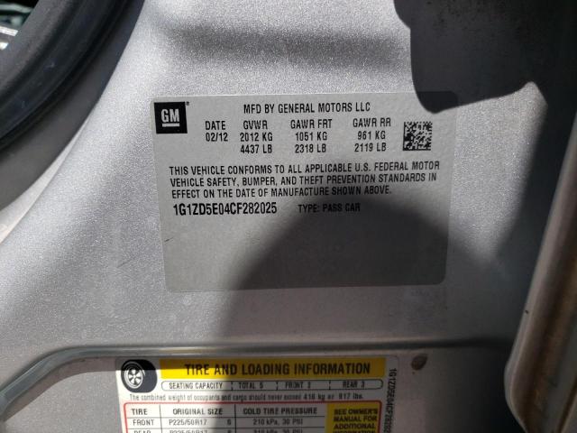 Photo 10 from auction – 2012 CHEVROLET MALIBU 2LT with VIN 1G1ZD5E04CF282025