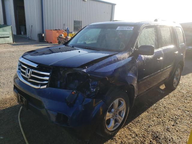 Photo 2 from auction – 2015 HONDA PILOT EXL with VIN 5FNYF4H66FB040210