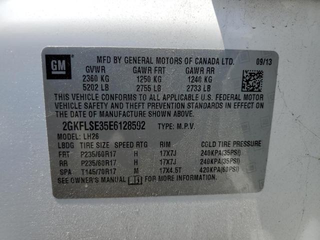 Photo 10 from auction – 2014 GMC TERRAIN SL with VIN 2GKFLSE35E6128592