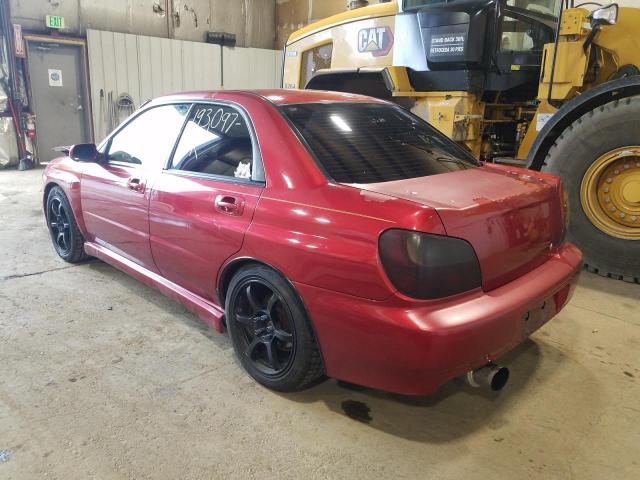 Photo 3 from auction – 2002 SUBARU IMPREZA WR with VIN JF1GD296X2G522592