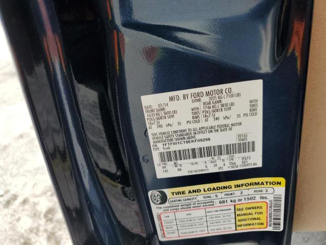 Photo 10 from auction – 2014 FORD F150 SUPER with VIN 1FTFW1CT8EKF09298