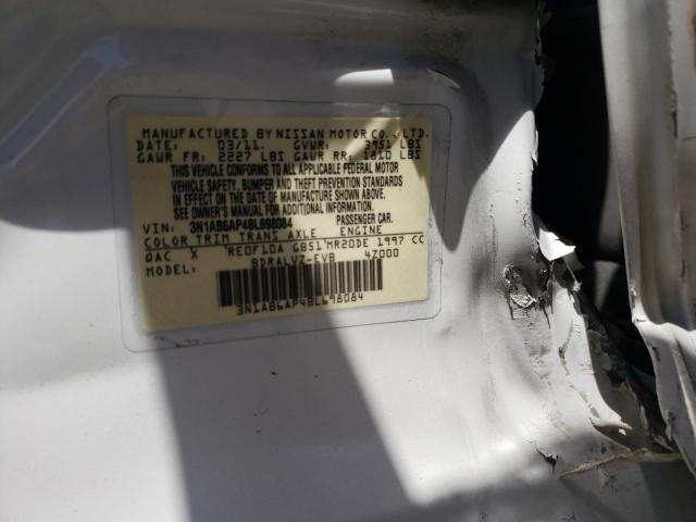 Photo 10 from auction – 2011 NISSAN SENTRA 2.0 with VIN 3N1AB6AP4BL698084