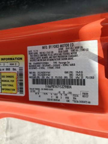 Photo 10 from auction – 2015 FORD MUSTANG with VIN 1FA6P8TH7F5329804