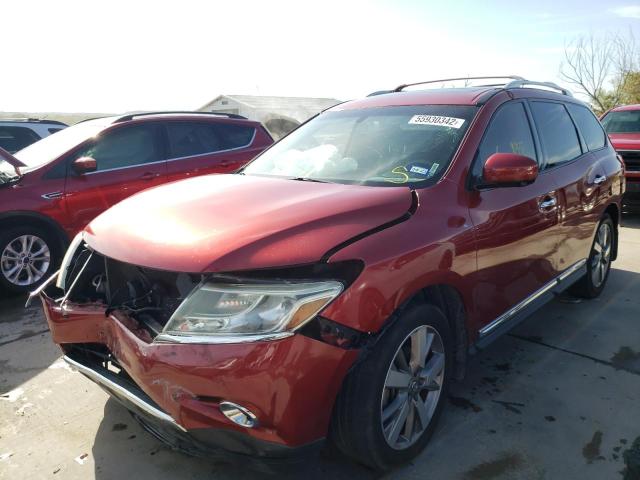 Photo 2 from auction – 2014 NISSAN PATHFINDER with VIN 5N1AR2MMXEC685841