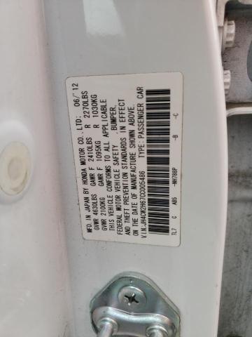 Photo 10 from auction – 2012 ACURA TSX TECH with VIN JH4CW2H67CC005486