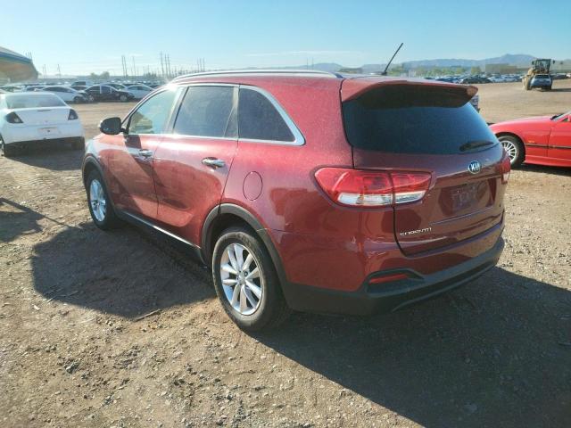 Photo 3 from auction – 2016 KIA SORENTO LX with VIN 5XYPG4A56GG083062
