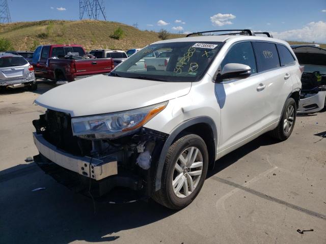 Photo 2 from auction – 2016 TOYOTA HIGHLANDER with VIN 5TDBKRFH1GS322870