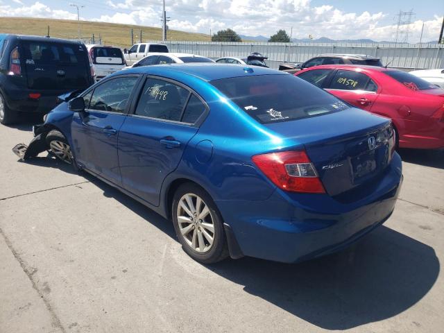 Photo 3 from auction – 2012 HONDA CIVIC EXL with VIN 19XFB2F90CE313082