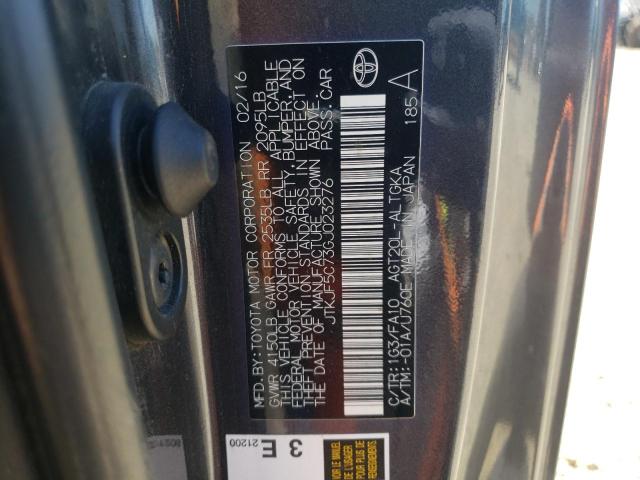 Photo 10 from auction – 2016 TOYOTA SCION TC with VIN JTKJF5C73GJ023276