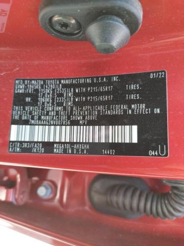 Photo 10 from auction – 2022 TOYOTA COROLLA CR with VIN 7MUBAAAG2NV007856