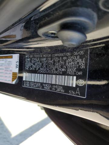Photo 10 from auction – 2005 TOYOTA PRIUS with VIN JTDKB20U553089216