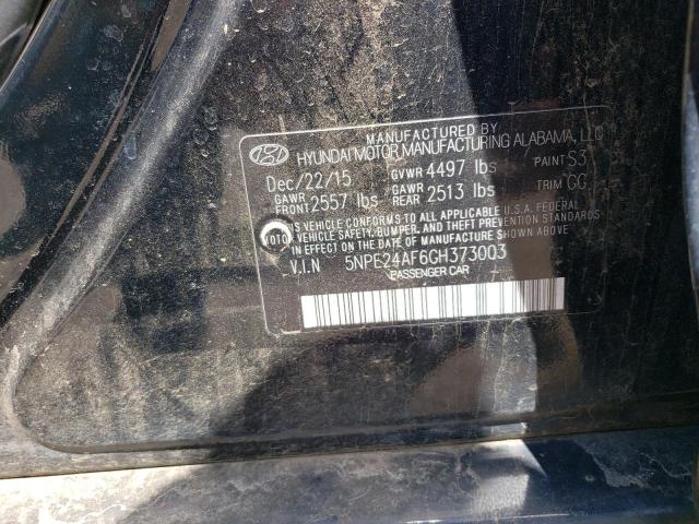 Photo 10 from auction – 2016 HYUNDAI SONATA SE with VIN 5NPE24AF6GH373003