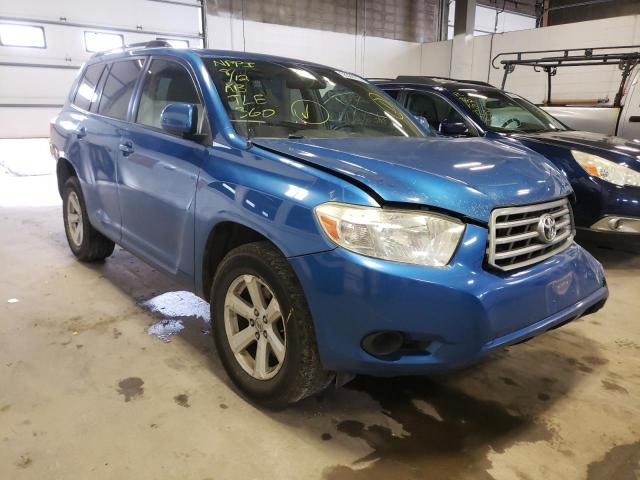 TOYOTA HIGHLANDER 2008 with VIN JTEDS41A482017261 - Photo from auction