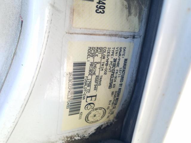Photo 9 from auction – 2012 NISSAN VERSA S with VIN 3N1BC1CPXCL370493