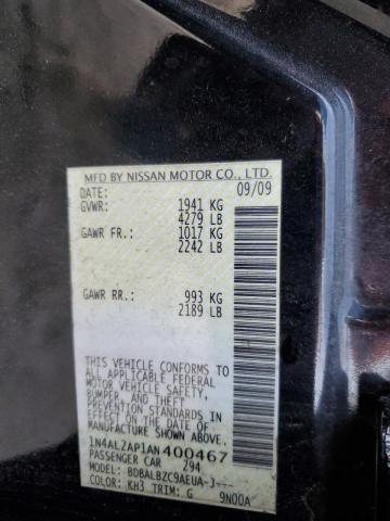 صورة رقم 10 من المزاد - 2010 NISSAN ALTIMA BAS مع VIN 1N4AL2AP1AN400467