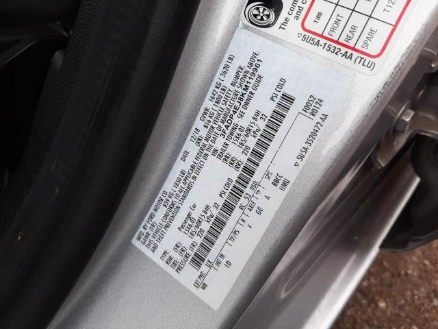 Photo 10 from auction – 2019 FORD FIESTA SE with VIN 3FADP4EJ8KM119961