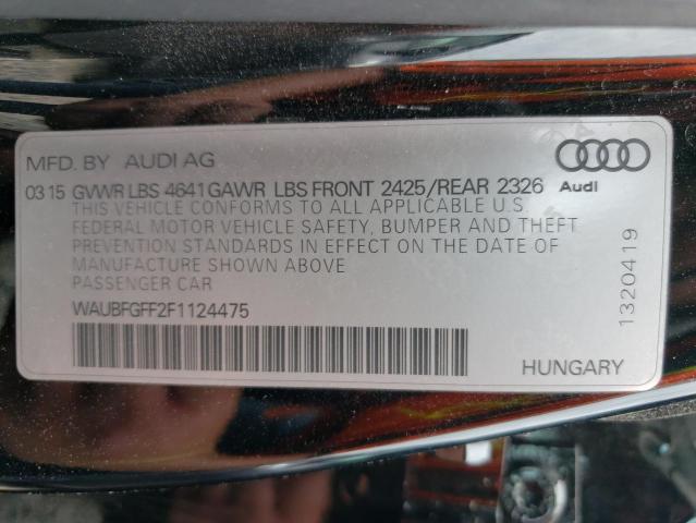 Photo 10 from auction – 2015 AUDI S3 PREMIUM with VIN WAUBFGFF2F1124475