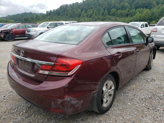 Photo 4 from auction – 2013 HONDA CIVIC LX with VIN 19XFB2F51DE085477