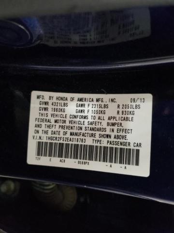 Photo 10 from auction – 2014 HONDA ACCORD SPO with VIN 1HGCR2F52EA018763