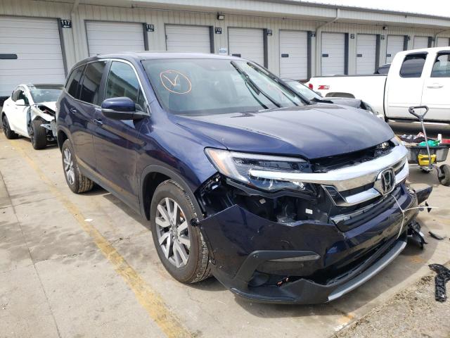 HONDA PILOT EXL 2019 with VIN 5FNYF6H57KB023364 - Photo from auction