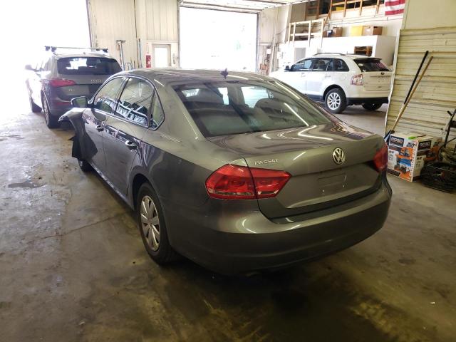 Photo 3 from auction – 2013 VOLKSWAGEN PASSAT S with VIN 1VWAP7A36DC000569