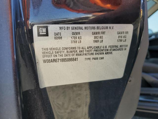 Photo 10 from auction – 2008 SATURN ASTRA XE with VIN W08AR671885086841
