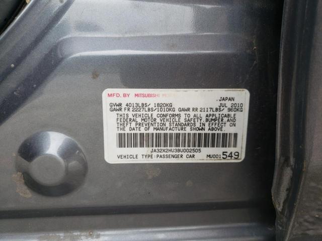 Photo 10 from auction – 2011 MITSUBISHI LANCER ES/ with VIN JA32X2HU3BU002505