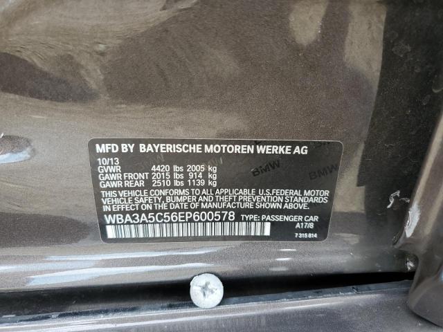 Photo 10 from auction – 2014 BMW 328 I with VIN WBA3A5C56EP600578