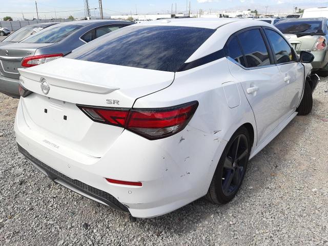 Photo 4 from auction – 2022 NISSAN SENTRA SR with VIN 3N1AB8DV2NY211302