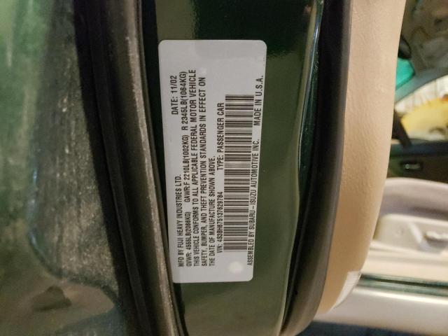 Photo 10 from auction – 2003 SUBARU LEGACY OUT with VIN 4S3BH675137629784