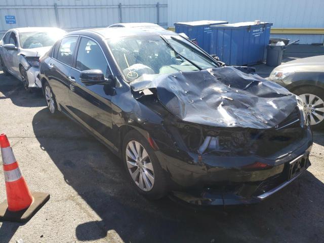 HONDA ACCORD EXL 2015 with VIN 1HGCR2F80FA229150 - Photo from auction