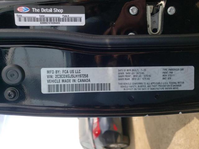 Photo 10 from auction – 2020 DODGE CHARGER SC with VIN 2C3CDXGJ5LH197258