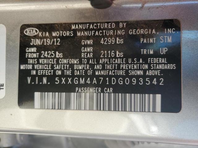 Photo 10 from auction – 2013 KIA OPTIMA LX with VIN 5XXGM4A71DG093542