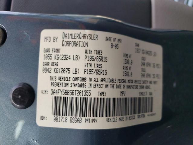 Photo 10 from auction – 2006 CHRYSLER PT CRUISER with VIN 3A4FY58B56T201355