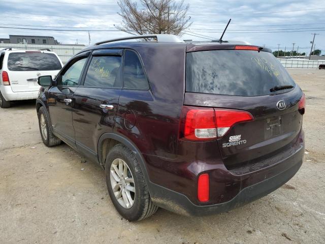 Photo 3 from auction – 2014 KIA SORENTO LX with VIN 5XYKTCA6XEG447327