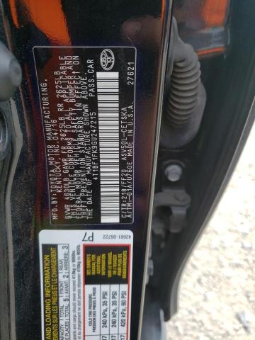 Photo 10 from auction – 2016 TOYOTA CAMRY LE with VIN 4T1BF1FK9GU247215