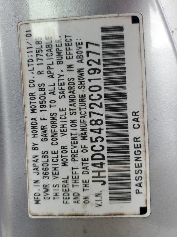 Photo 10 from auction – 2002 ACURA RSX with VIN JH4DC54872C019277