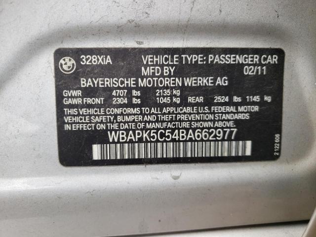 Photo 10 from auction – 2011 BMW 328 XI SUL with VIN WBAPK5C54BA662977