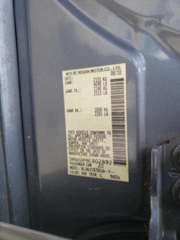 Photo 10 from auction – 2011 NISSAN MAXIMA S with VIN 1N4AA5AP4BC802892