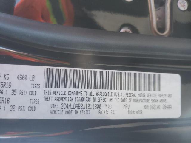 Photo 10 from auction – 2018 JEEP COMPASS SP with VIN 3C4NJDAB2JT211800
