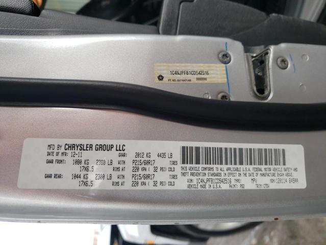 Photo 10 from auction – 2012 JEEP PATRIOT LA with VIN 1C4NJPFB1CD542516