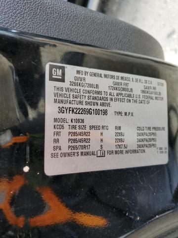 Фото 10 с аукциона – 2009 CADILLAC ESCALADE E с VIN 3GYFK22269G100198