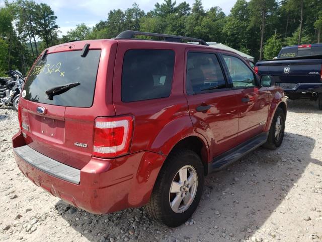 Photo 4 from auction – 2008 FORD ESCAPE XLT with VIN 1FMCU93118KA75456