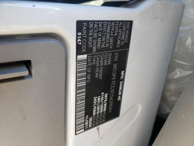 Photo 10 from auction – 2012 MERCEDES-BENZ SPRINTER 2 with VIN WD3PE7CC5C5639541
