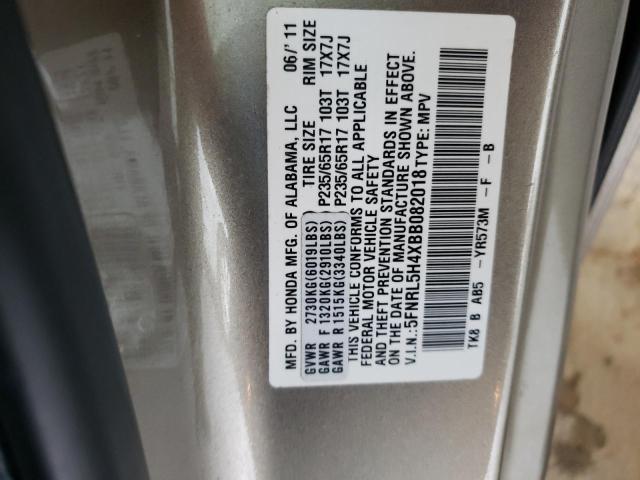 Photo 10 from auction – 2011 HONDA ODYSSEY EX with VIN 5FNRL5H4XBB082018