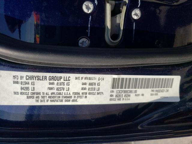 Photo 10 from auction – 2014 DODGE DART SXT with VIN 1C3CDFBB9ED891185