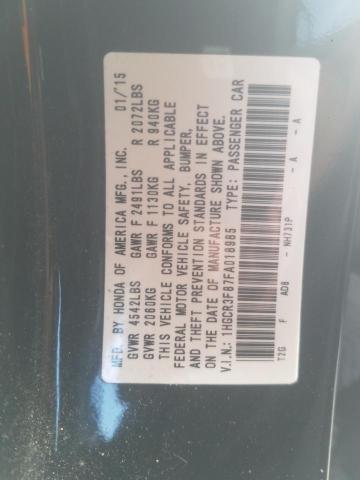 Photo 10 from auction – 2015 HONDA ACCORD EXL with VIN 1HGCR3F87FA018985