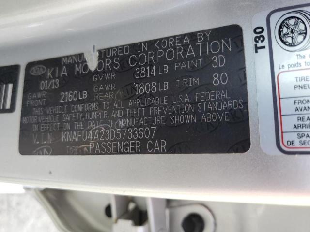Zdjęcie 10 z aukcji – 2013 KIA FORTE EX z VIN KNAFU4A23D5733607