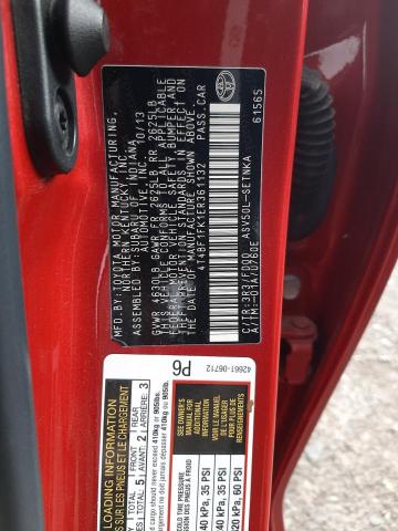 Photo 10 from auction – 2014 TOYOTA CAMRY L with VIN 4T4BF1FK1ER361132