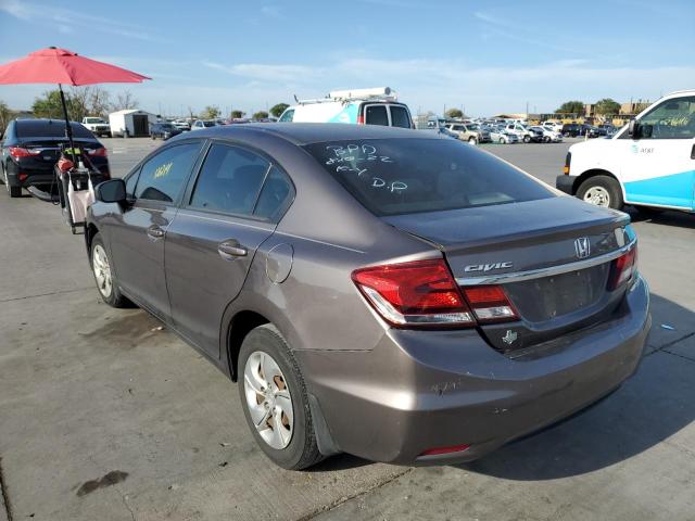 Photo 3 from auction – 2015 HONDA CIVIC LX with VIN 19XFB2F51FE048299